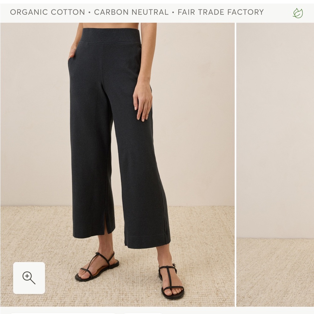 Women's Charcoal Gray Organic Cotton Pants